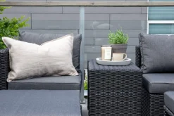 Venture Home Cafesett|Balkonggrupper-Quad Balkonggruppe 2-seters Svart