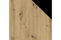 Vitrineskap|Skap-Quant Vitrineskap 41x110 cm Svart,Tre/Natur