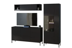 Querty Stuesett LED-belysning 4 Deler Hvit LED