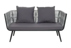 Veranda & Terrasse|Loungesett-Ragusa Loungegruppe 156 cm Grey