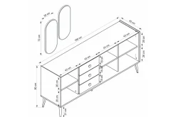 Ralor Konsollbord 180 cm