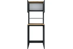 Innsynsbeskyttelse & Innhegning|Baderom-Ramdev Highboard Valnöt,Antracit