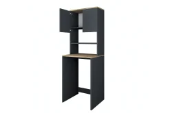 Innsynsbeskyttelse & Innhegning|Baderom-Ramdev Highboard Valnöt,Antracit