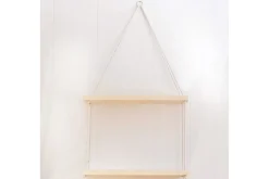 Vegghylle-Raniye Vegghylle 40x2 cm Mørkebrun