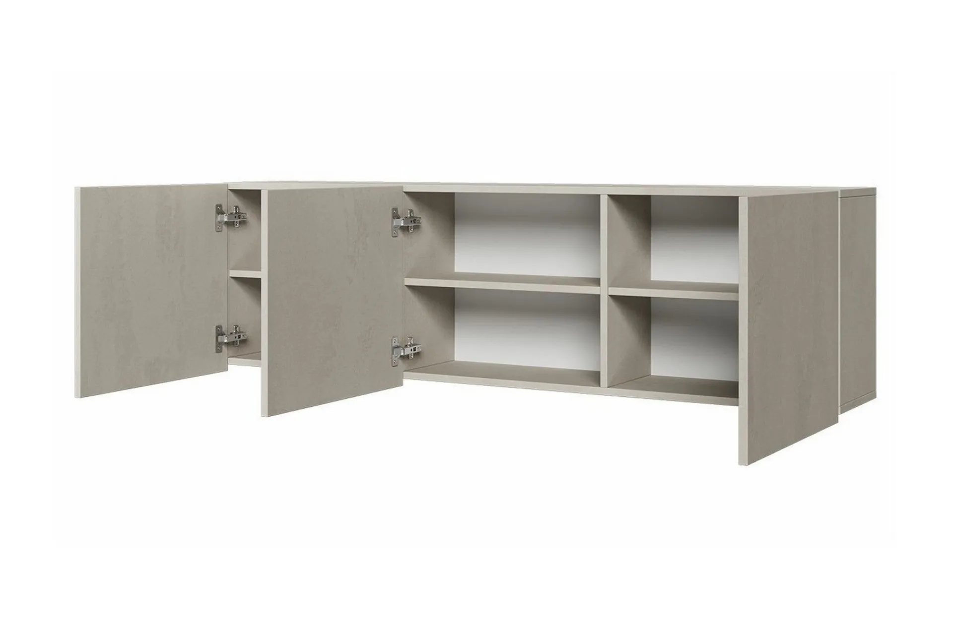 Oppbevaringsskap|Skap-Rathmore Highboard Ljusgrå Lysegrå