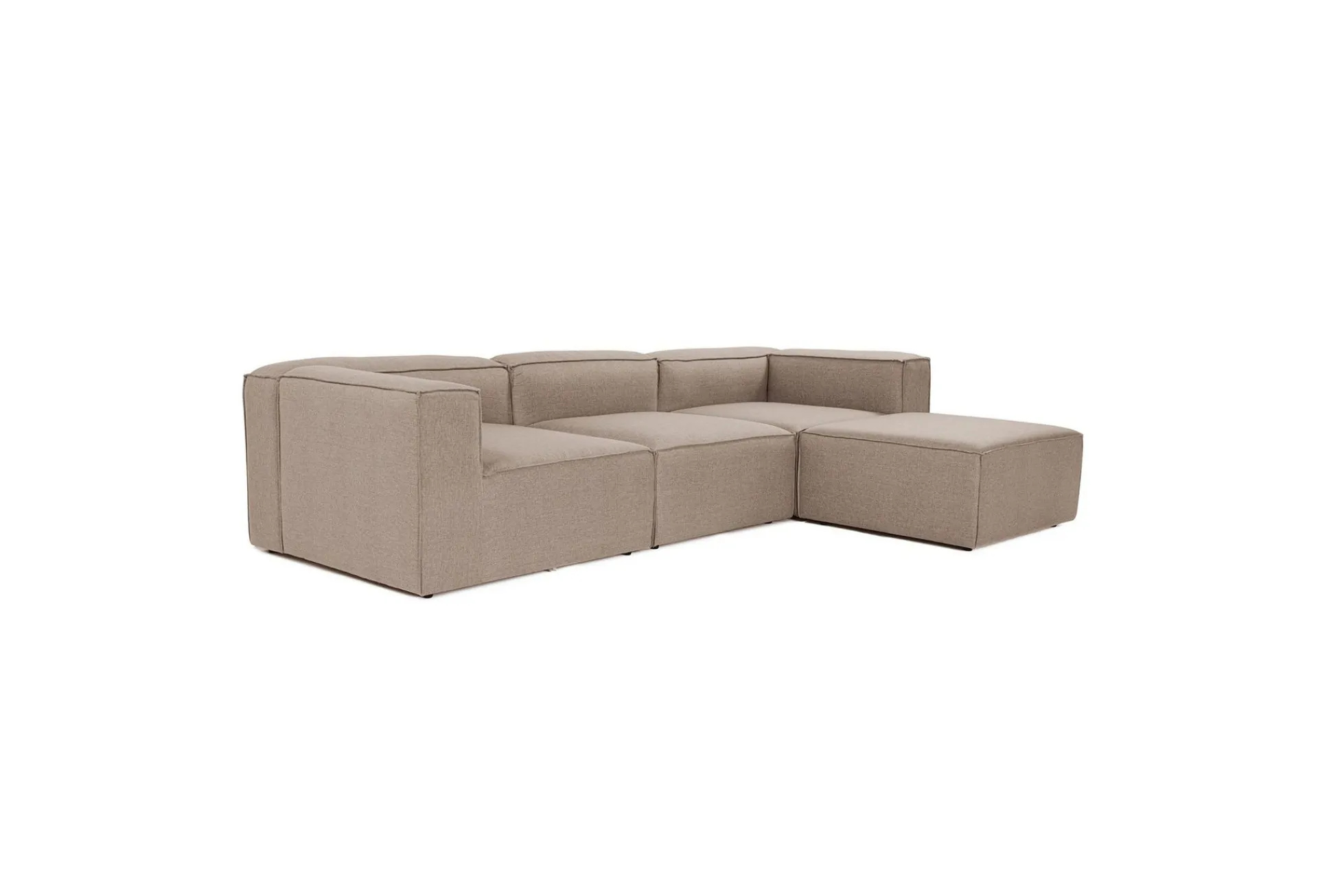 Sofa Med Sjeselong-Redlands Sofa med Sjeselong 3-seter Brun