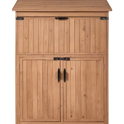 Byggesett Uterom|Lagringshus & Boder-Redskapsbod Toffia 127 cm 66 cm Brun