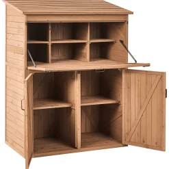 Byggesett Uterom|Lagringshus & Boder-Redskapsbod Toffia 127 cm 66 cm Brun