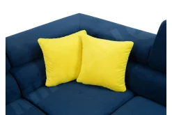 Velour Sofa & Fløyel Sofa|Sovesofaer-Reginia Hjørnesovesofa Høyre Nour Sammet 17 + Cherie 11