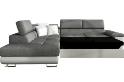 Velour Sofa & Fløyel Sofa|Sovesofaer-Reginia Sovesofa m. Sjeselong L-formet Moon 9 + Nour Sammet 20 + Moon 9