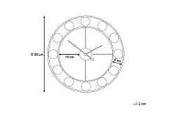 Veggklokke-Reiden Veggklokke 56 cm Flerfärgad