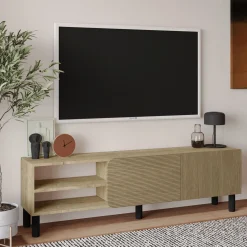 Tv-Benk & Mediabenk-Relento TV-benk 150 cm varm eik, sapphire eik