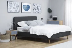 Bedly Sengeramme & Sengestamme-Rennes Dobbeltseng 140 | 200 cm Grey