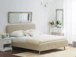 Bedly Sengeramme & Sengestamme-Rennes Dobbeltseng 180 | 200 cm Beige