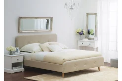Bedly Sengeramme & Sengestamme-Rennes Dobbeltseng 180 | 200 cm Beige