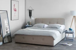 Bedly Sengeramme & Sengestamme-Rennes Dobbeltseng 140 | 200 cm Beige