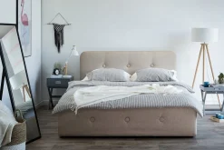 Bedly Sengeramme & Sengestamme-Rennes Dobbeltseng 140 | 200 cm Beige