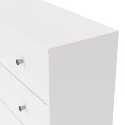 Tvilum Kommode|Gangoppbevaring-Renor Kommode med 5 skuffer 72x30x108 cm Hvit