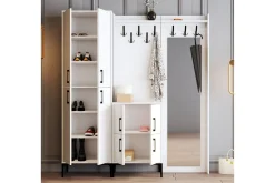 Møbelsett Til Gang & Entre|Møbelsett Til Gang & Entre-Retzow Hallmöbelset 35x180 cm Hvit