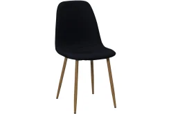 Bark Richeto spisebord 240 cm eik + 8 stk. Nibe stol svart med eikeben