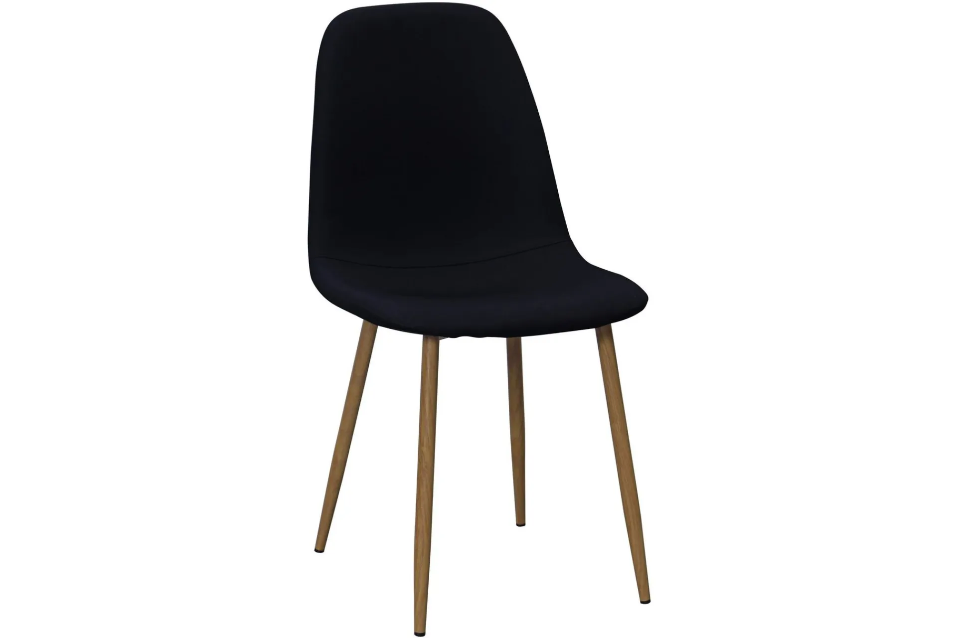 Bark Richeto spisebord 210 cm eik + 8 stk. Nibe stol svart med eikeben