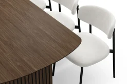 Bark Richeto spisebord 210 cm med 6 Lucy spisestoler