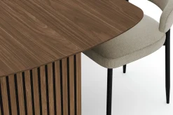 Bark Richeto spisebord 240 cm med 6 Sawako stoler