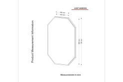 Veggspeil|Gangspeil-Riddlesworth Speil 70 cm Valnöt