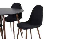 Venture Home Spisegrupper-Ridones Spisegruppe inkl. 4 Ypas Stoler Brun,Svart