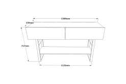 Rinorea Konsollbord 139x75,7 cm