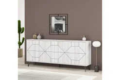 Gangbord|Avlastningsbord-Rinorea Konsollbord 184x77,4 cm Hvit