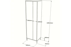 Rinorea Oppbevaringsskap 50,4x165 cm