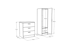 Rinorea Oppbevaringsskap 40x140 cm
