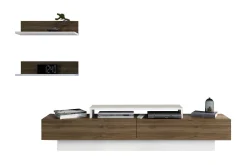 Tv-Møbelsett-Rinorea Tv-møbelsett 180x40 cm Hvit