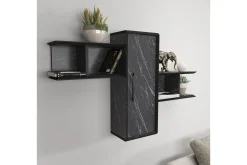 Vegghylle-Rinorea Vegghylle 118,6x51,8 cm Svart