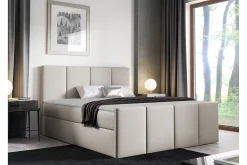 Sengeramme & Sengestamme|Seng Med Oppbevaring-Ripon Sengeramme 160x200 cm Beige