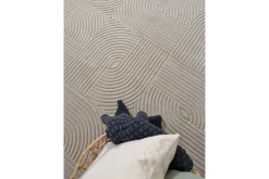 KM Home Moderne Tepper-Ritz Wiltonmatte 160x230 cm Rektangulær Lin