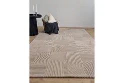 KM Home Moderne Tepper-Ritz Wiltonmatte 160x230 cm Rektangulær Lin
