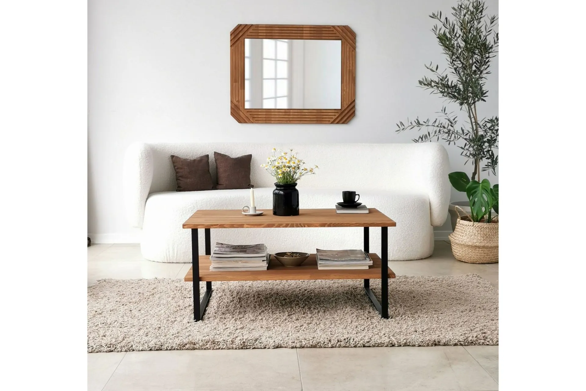 Sofabord-Riversdale Sofabord 85x60x85 cm Eik