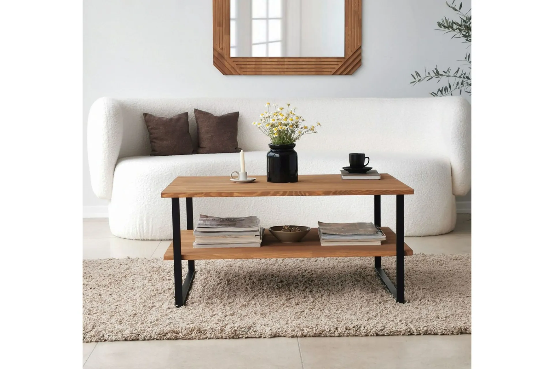 Sofabord-Riversdale Sofabord 85x60x85 cm Eik