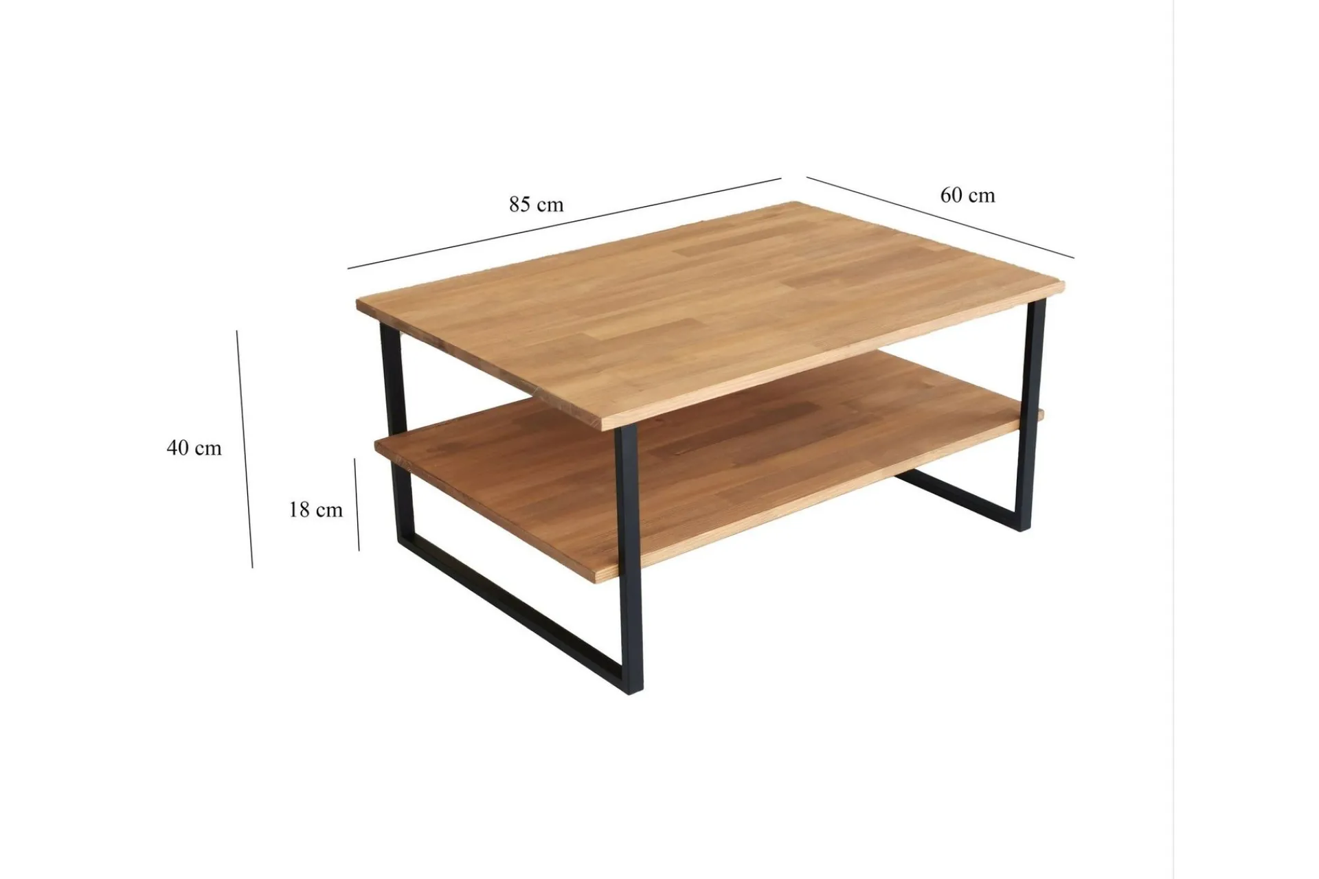 Sofabord-Riversdale Sofabord 85x60x85 cm Eik