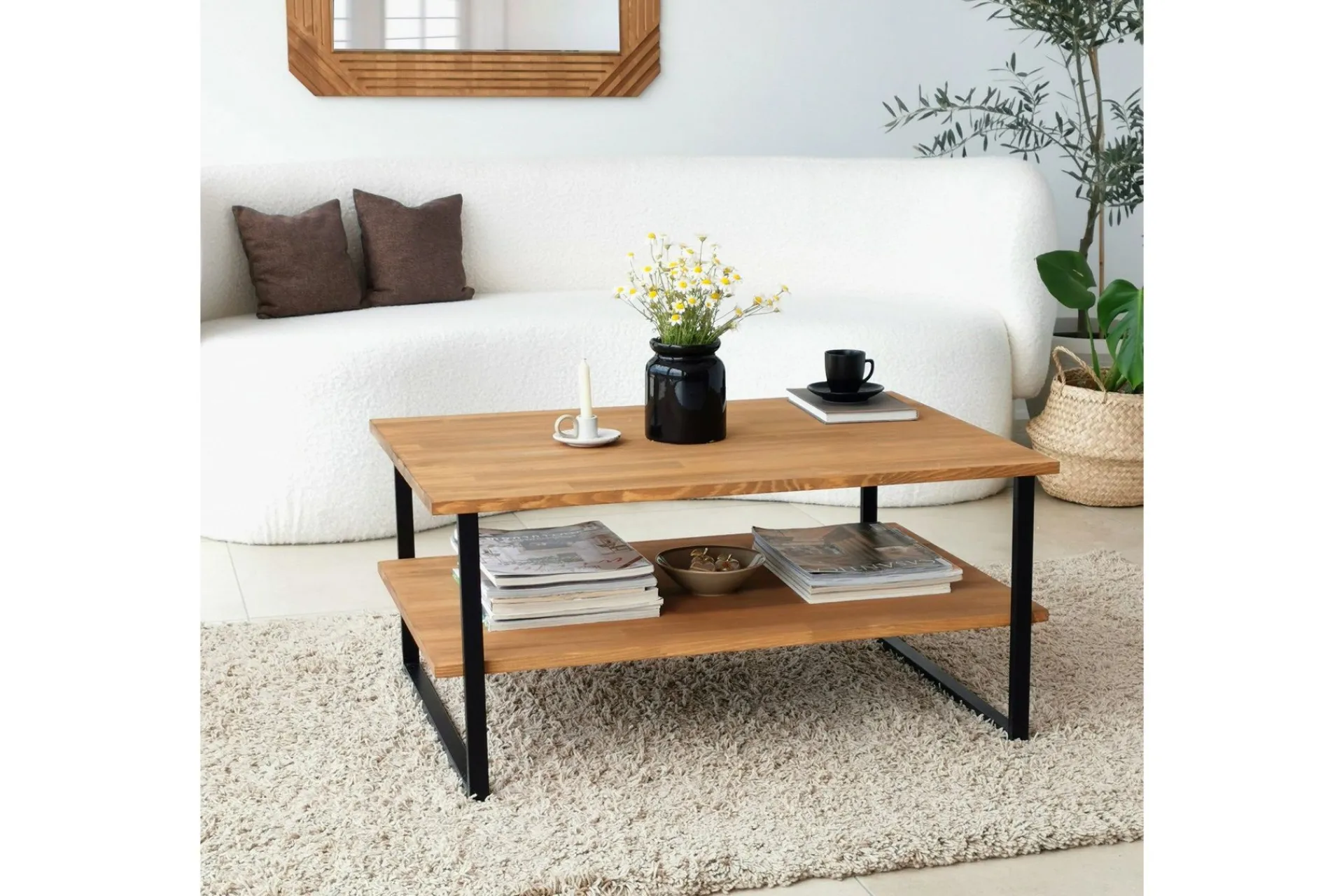 Sofabord-Riversdale Sofabord 85x60x85 cm Eik