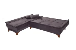 Sovesofaer-Riversdale Sovesofa med Sjeselong 4-seter Antracit