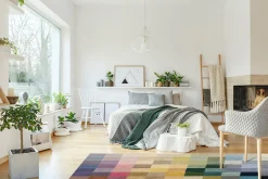 KM Home Moderne Tepper-Riviera Ullteppe 300x400 cm Rektangulær Flerfärgad
