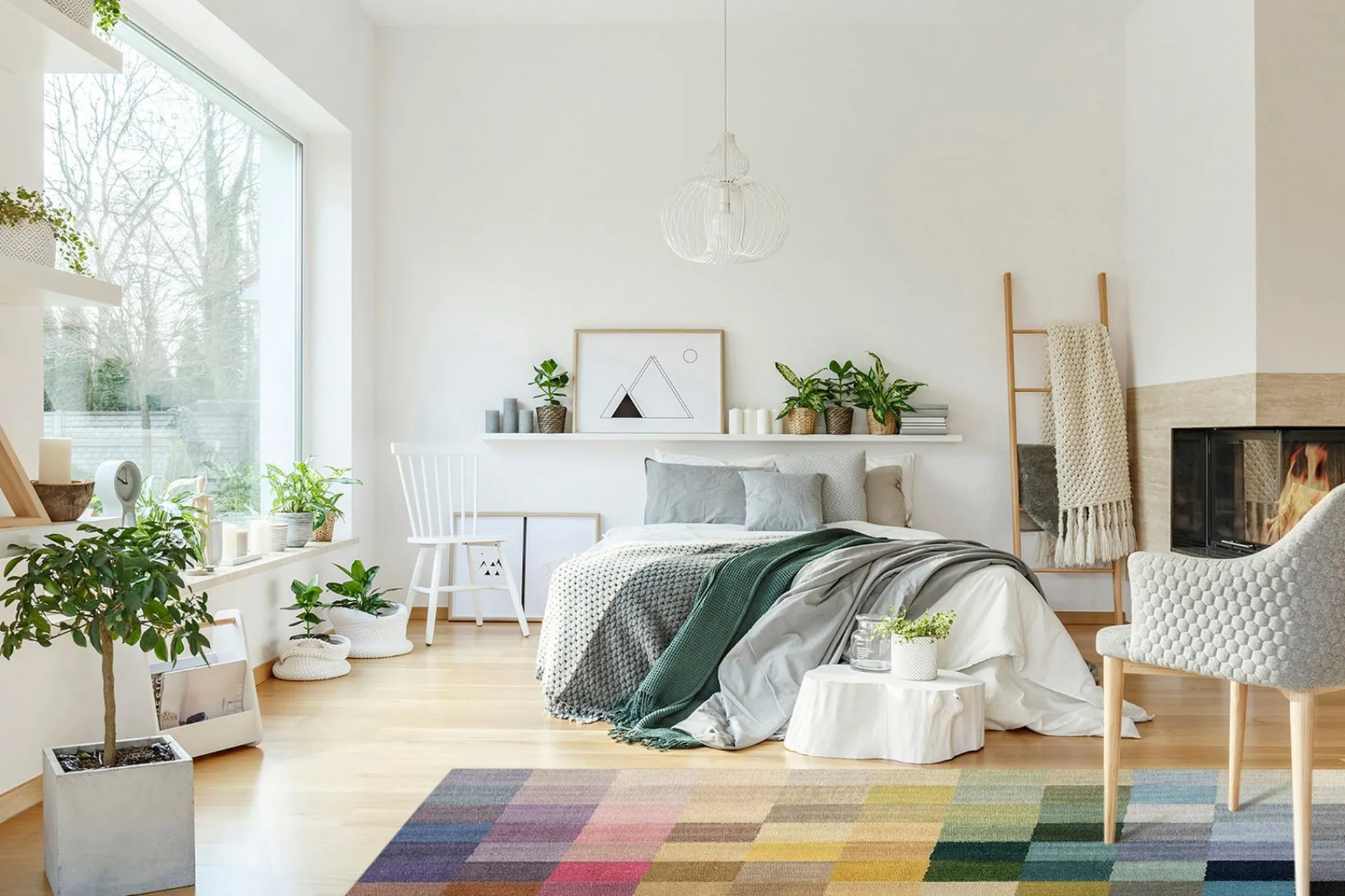 KM Home Moderne Tepper-Riviera Ullteppe 300x400 cm Rektangulær Flerfärgad