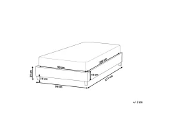Bedly Sengeramme & Sengestamme-Roanne Dobbeltseng 90 | 200 cm Grey