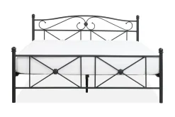 Bedly Sengeramme & Sengestamme-Rodez Dobbeltseng 160 | 200 cm Svart