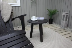 Balkongmøbler-Rolston Avlastningsbord Kaffesvart