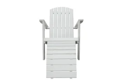 Comfort Garden Rolston Dekkstol med Fotskammel
