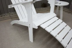 Comfort Garden Rolston Dekkstol med Fotskammel